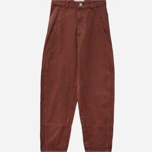 Everlane Utility Barrel Pants in Rosewood Size 4